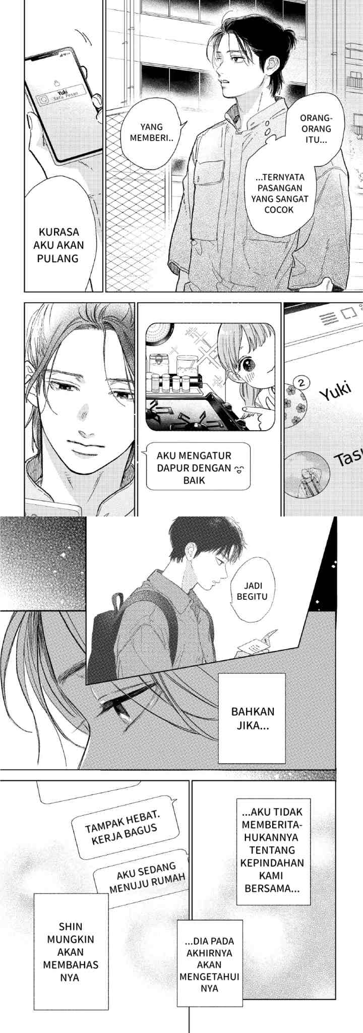 Yubisaki to Renren chapter 38 halaman 18