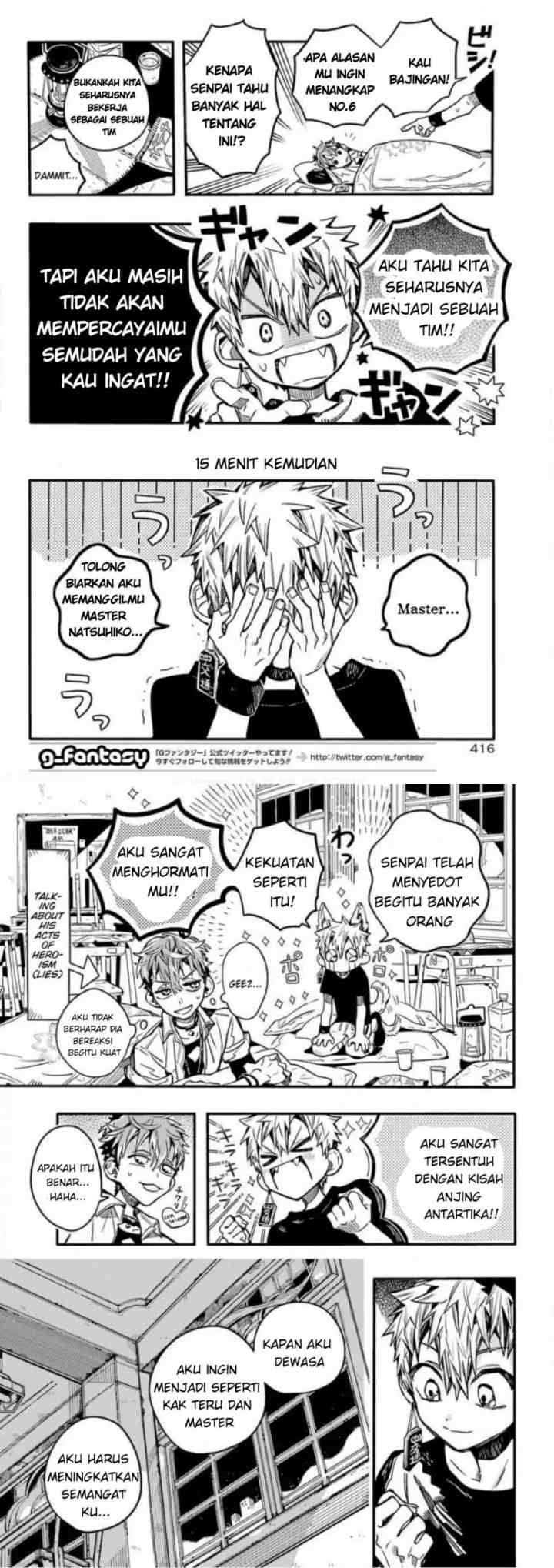 Jibaku Shounen Hanako-kun chapter 65 halaman 14