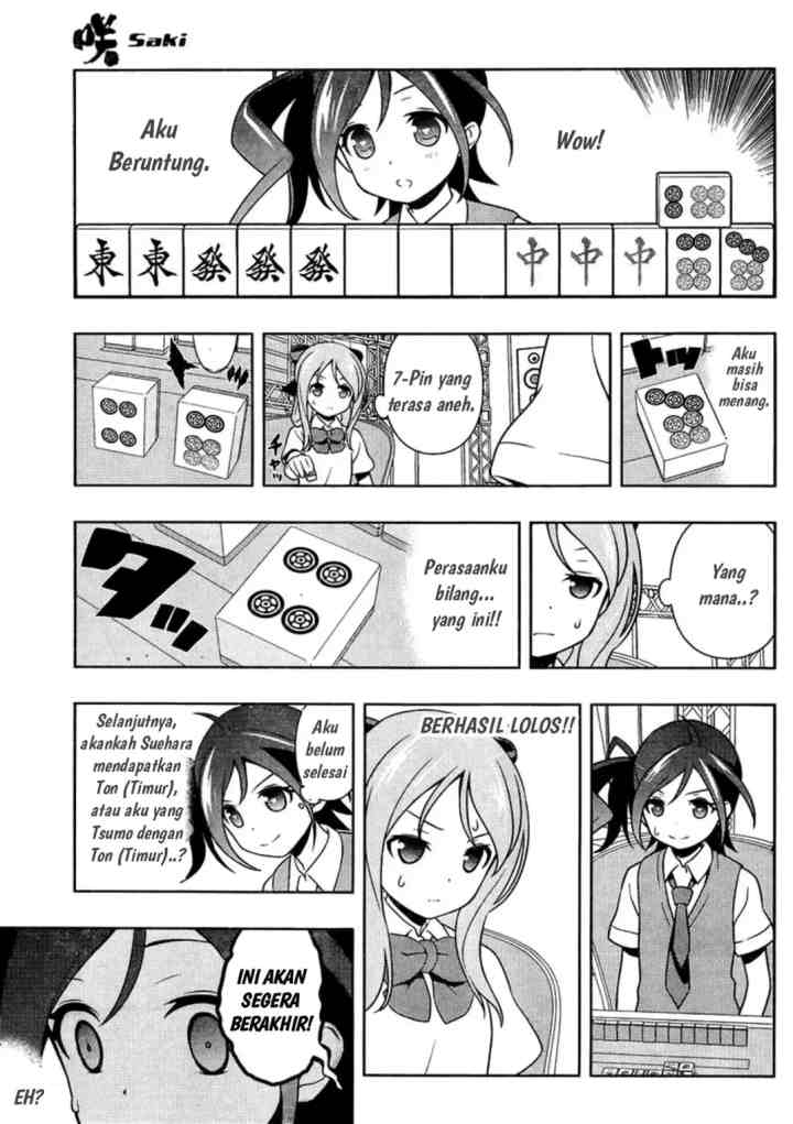 Saki chapter 144 halaman 12