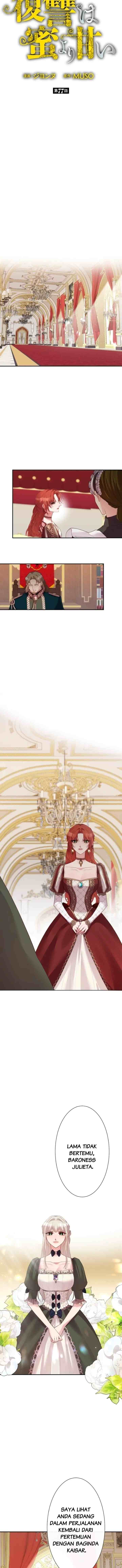 A Villainess' Revenge Is Sweeter Than Honey chapter 77 halaman 4