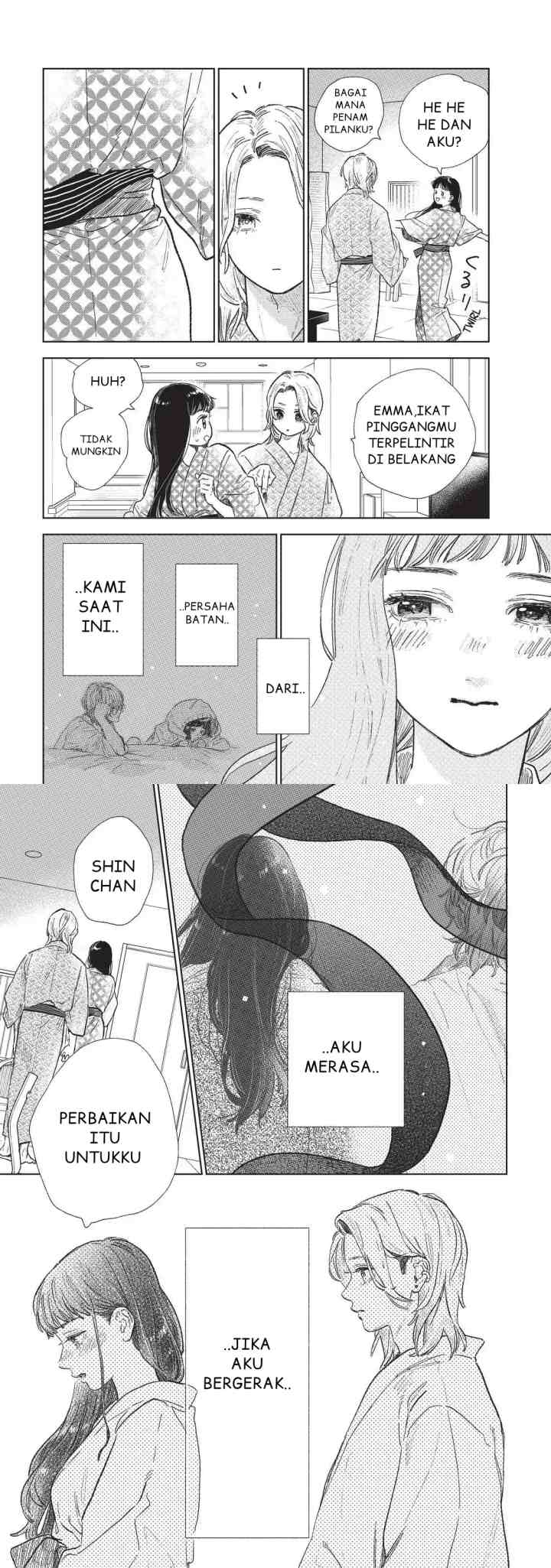 Yubisaki to Renren chapter 31 halaman 17