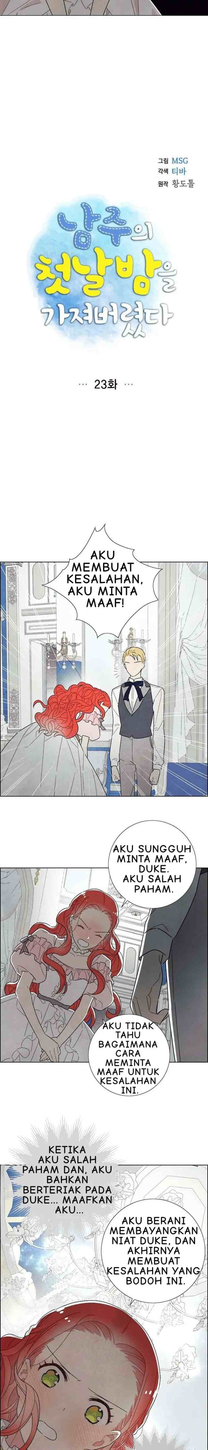 I Took the Male Lead's First Time chapter 23 halaman 4