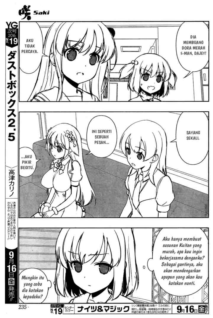 Saki chapter 164 halaman 9