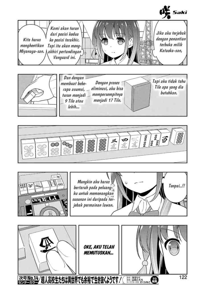 Saki chapter 218 halaman 8