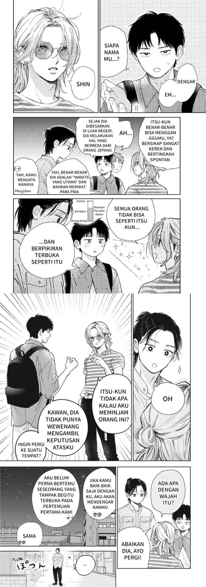 Yubisaki to Renren chapter 38 halaman 17