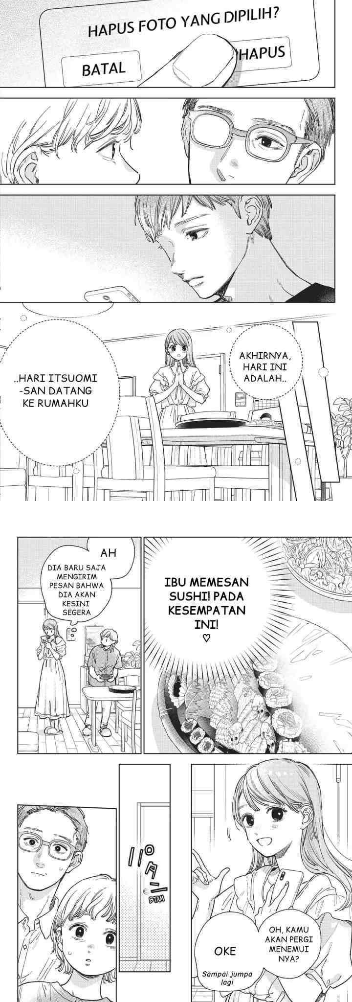 Yubisaki to Renren chapter 29 halaman 19