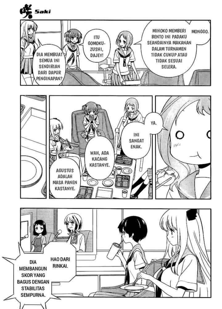 Saki chapter 119 halaman 12