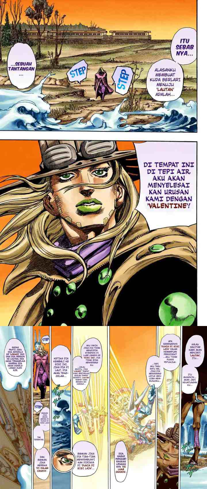 JoJo no Kimyou na Bouken - Steel Ball Run chapter 82 halaman 5