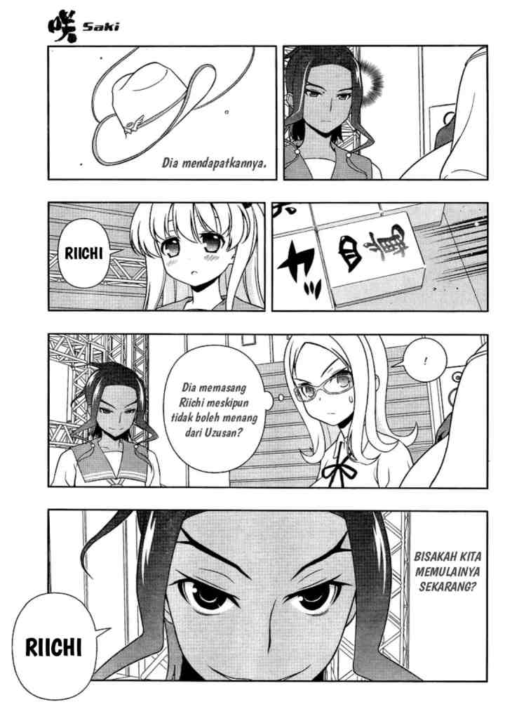 Saki chapter 133 halaman 12