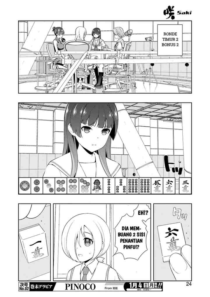 Saki chapter 225 halaman 9