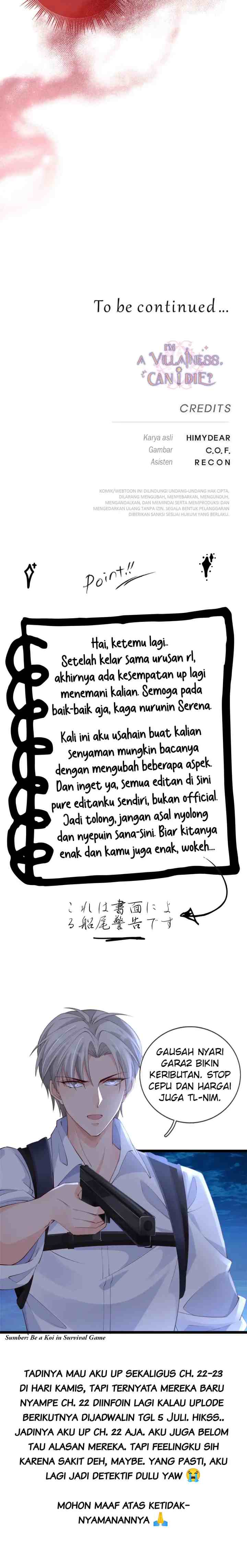 I'm a Villainess, Can I Die? chapter 22 halaman 18