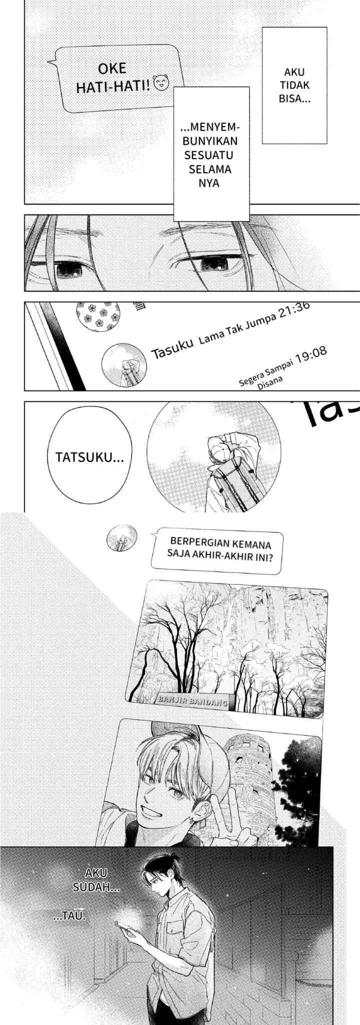 Yubisaki to Renren chapter 38 halaman 19