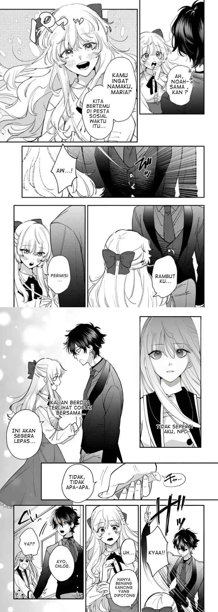 When You Reincarnated As A Villain NPC Girl And Be Loved By The Strongest Prince Who Wasn't A Target chapter 2 halaman 6