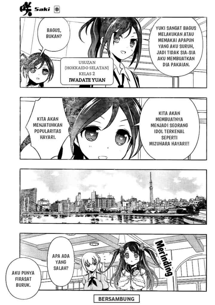 Saki chapter 114 halaman 13