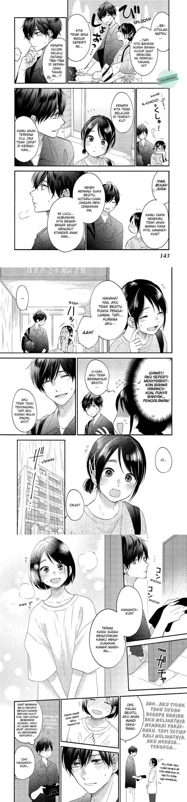 Hananoi-kun to Koi no Yamai chapter 28 halaman 4