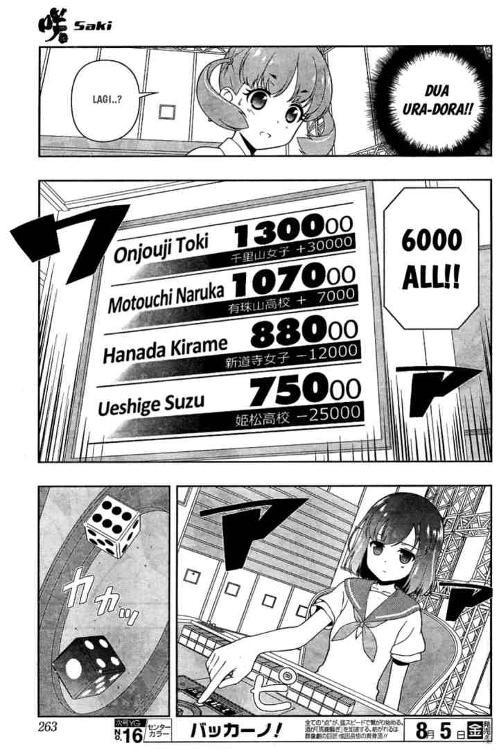 Saki chapter 162 halaman 13