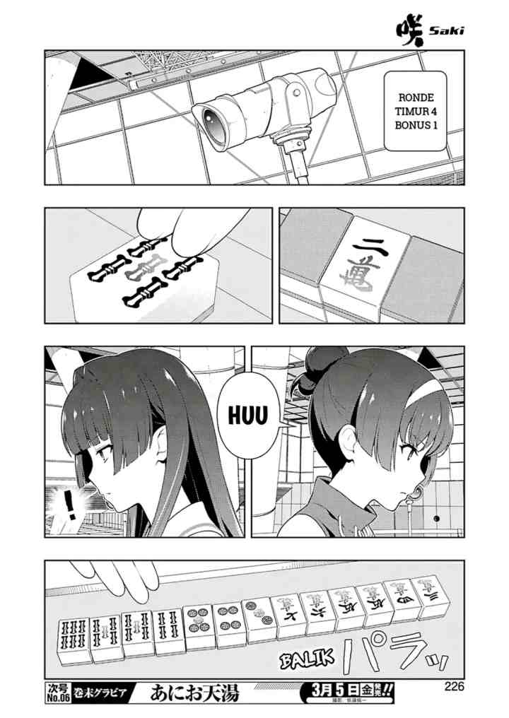 Saki chapter 227 halaman 7