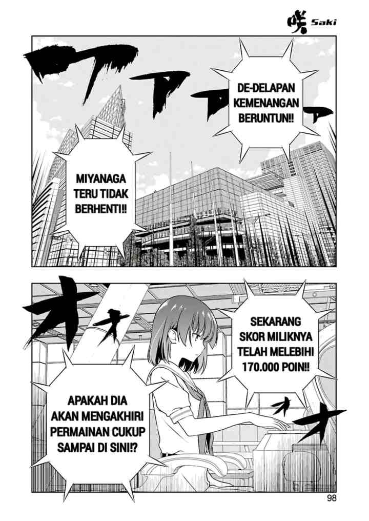 Saki chapter 216 halaman 8