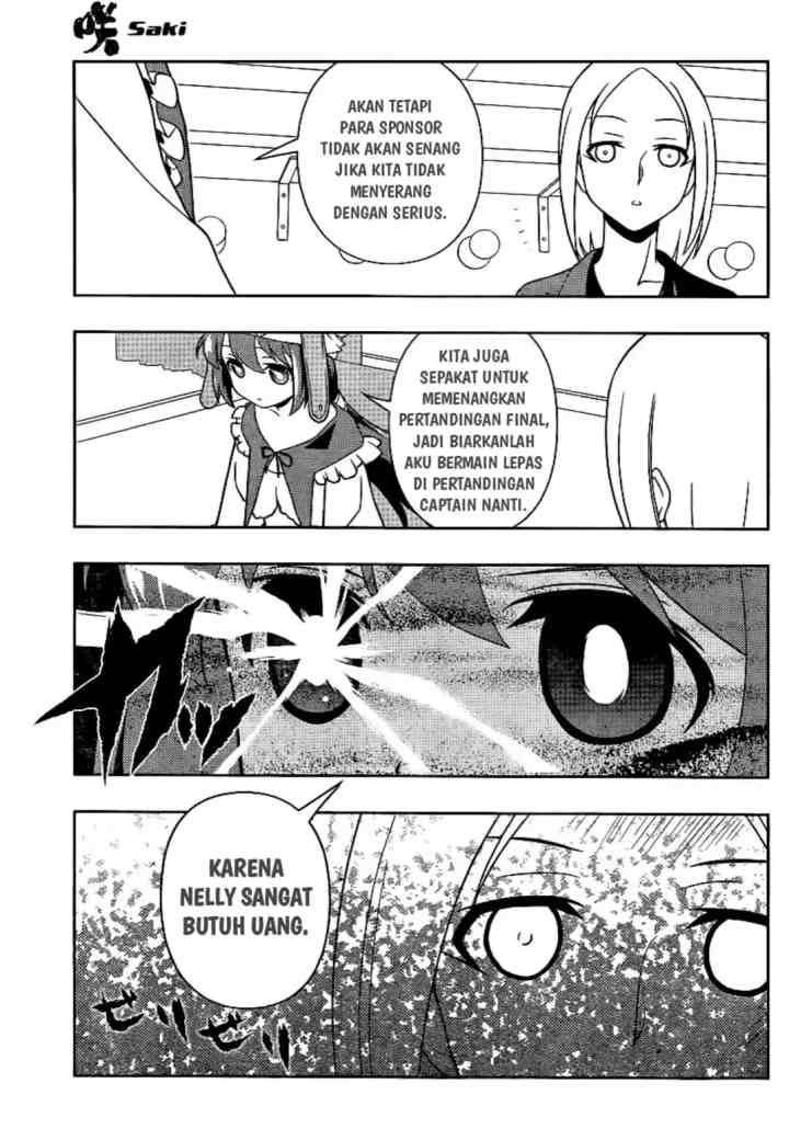 Saki chapter 121 halaman 8