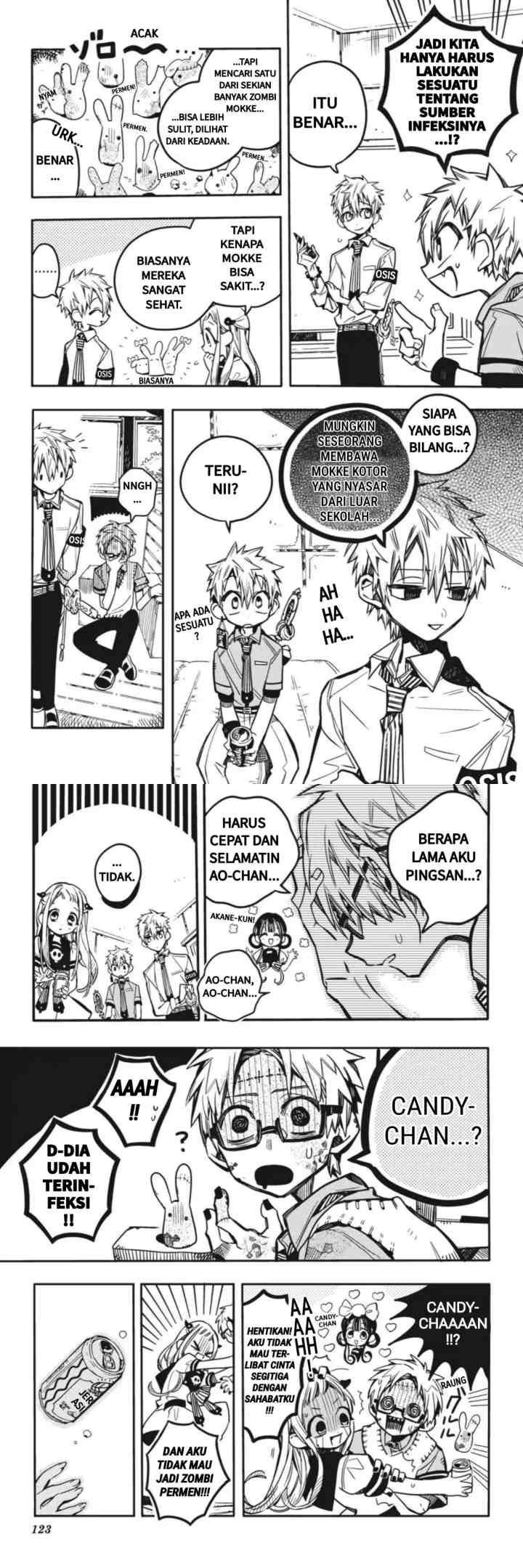 Jibaku Shounen Hanako-kun chapter 39 halaman 8