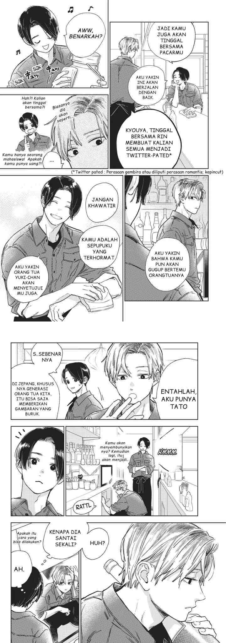 Yubisaki to Renren chapter 29 halaman 14
