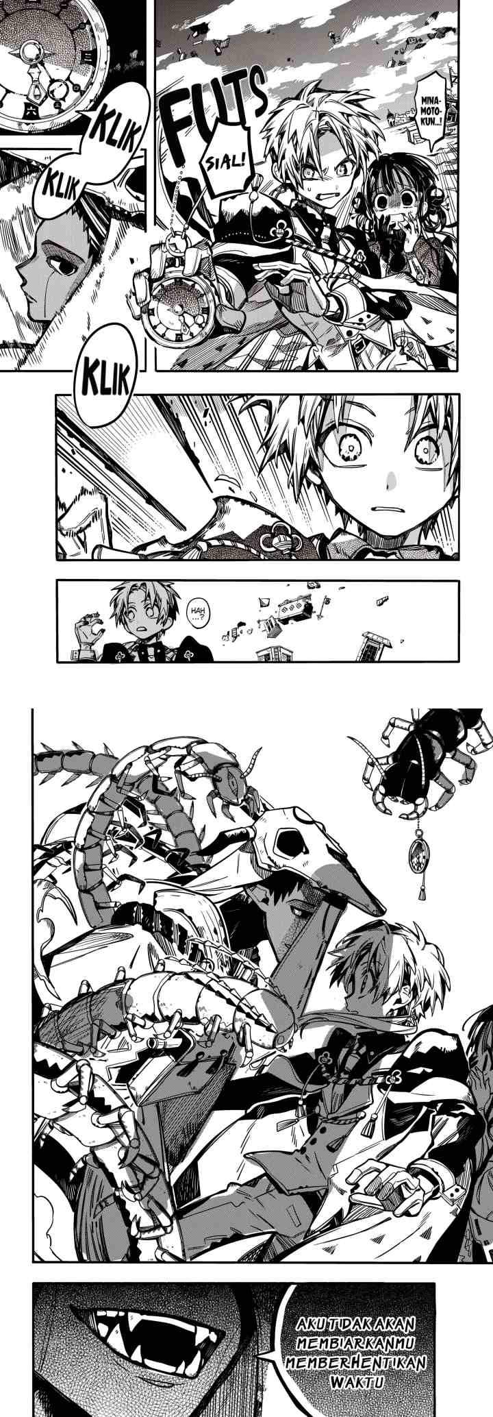 Jibaku Shounen Hanako-kun chapter 88 halaman 4