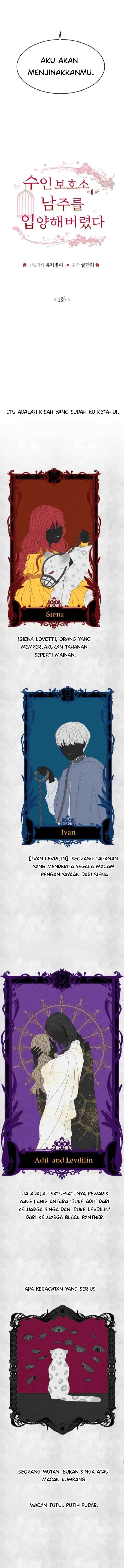 I Adopted a Male Lead From a Prison Shelter chapter 1 halaman 8