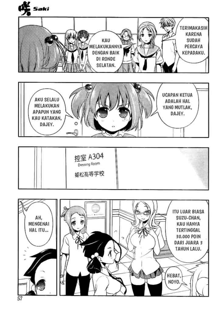 Saki chapter 114 halaman 5