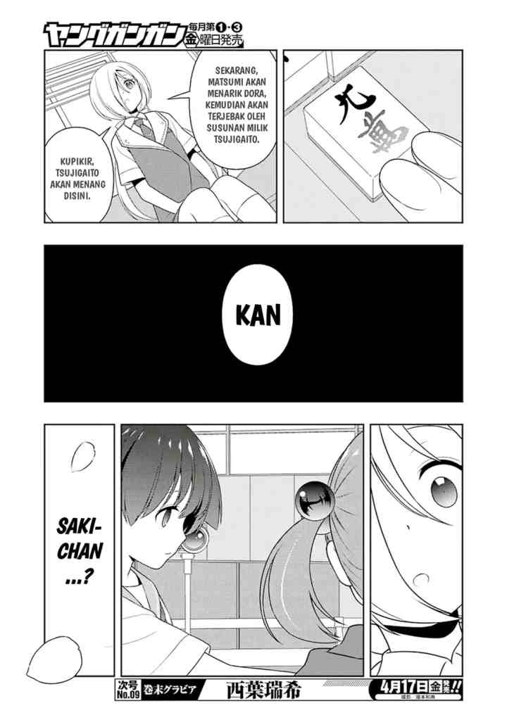 Saki chapter 214 halaman 9