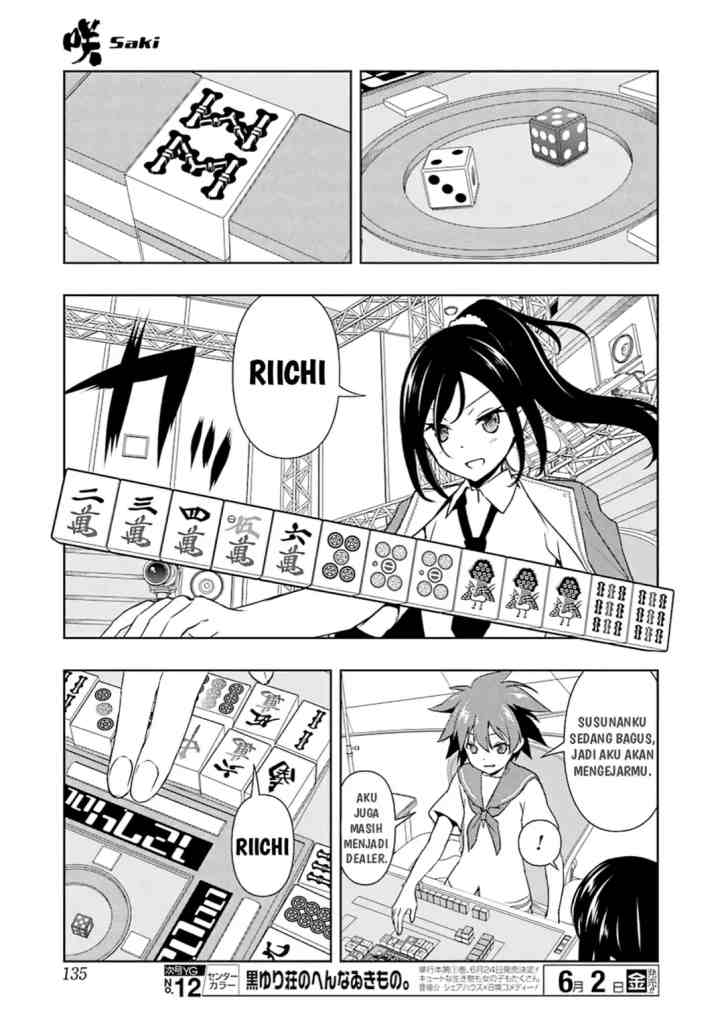 Saki chapter 175 halaman 9