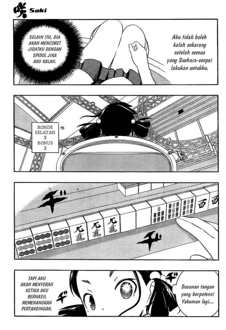 Saki chapter 113 halaman 9
