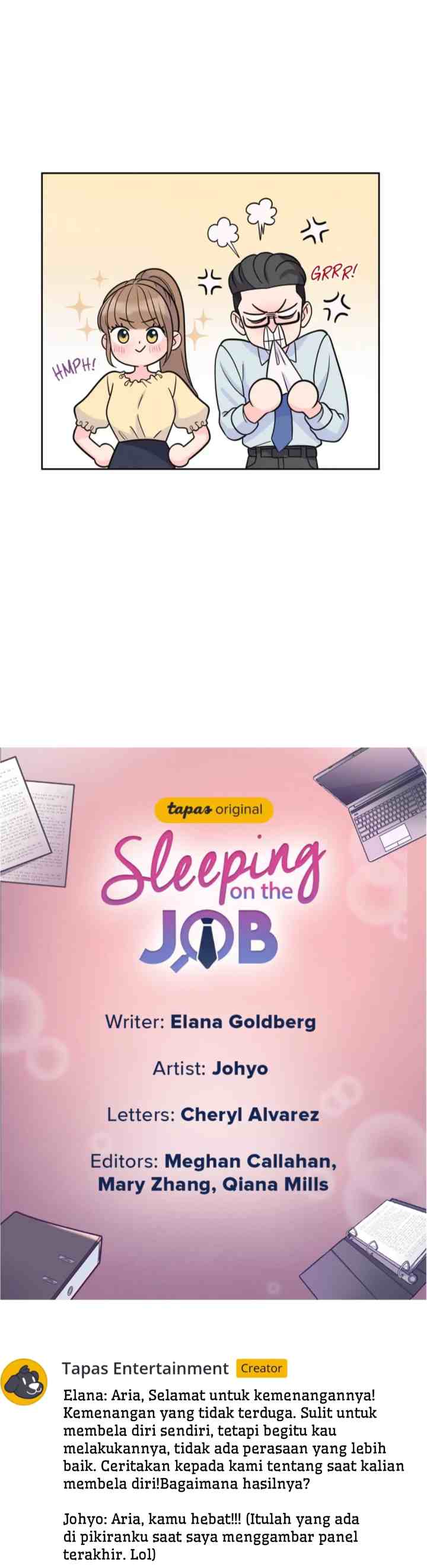 Sleeping on the Job! chapter 16 halaman 20