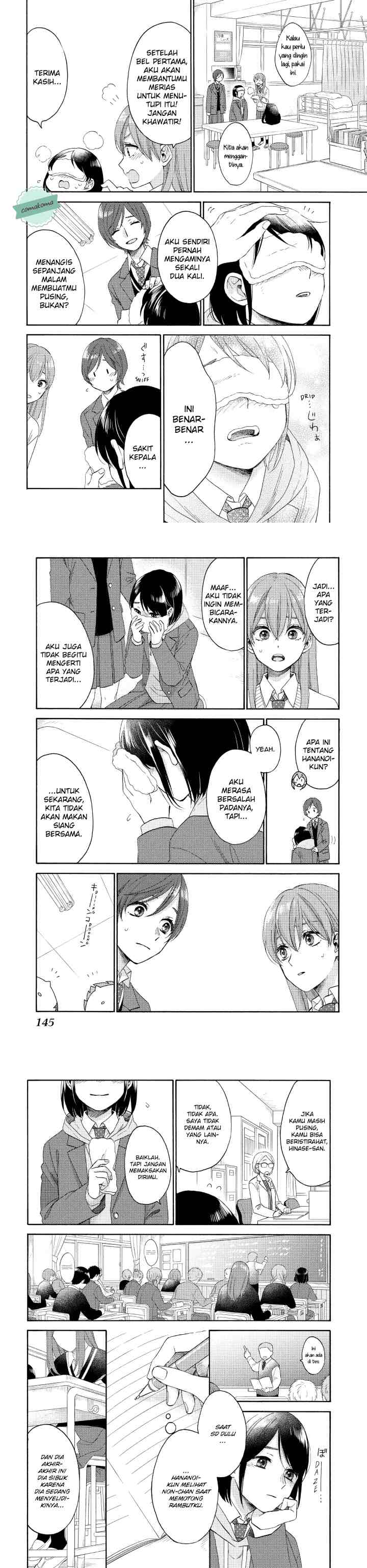 Hananoi-kun to Koi no Yamai chapter 40 halaman 4