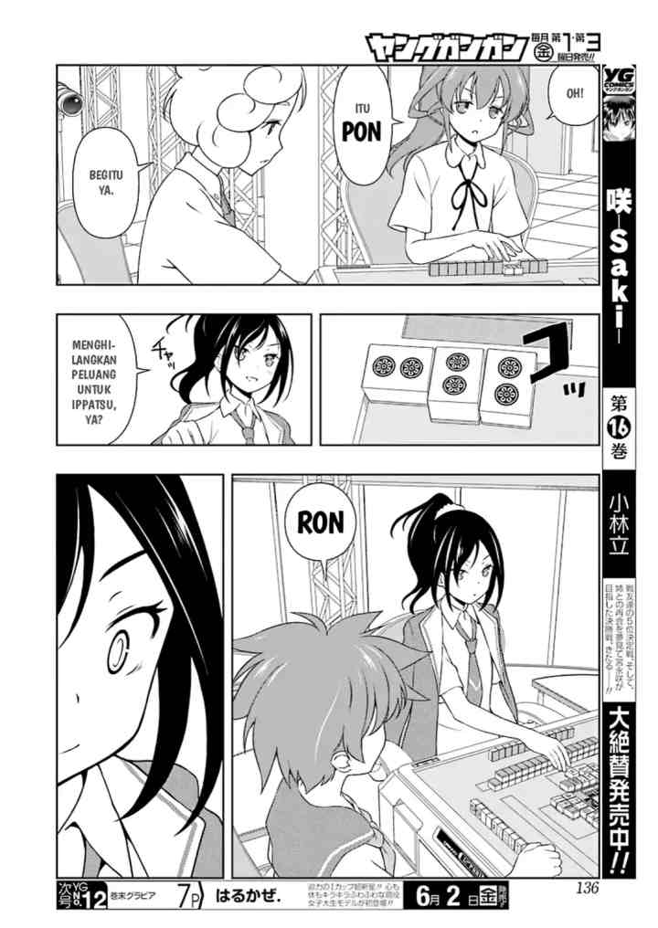 Saki chapter 175 halaman 10