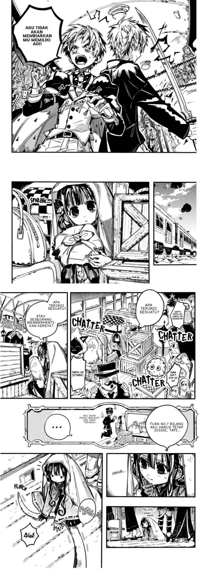 Jibaku Shounen Hanako-kun chapter 85 halaman 4