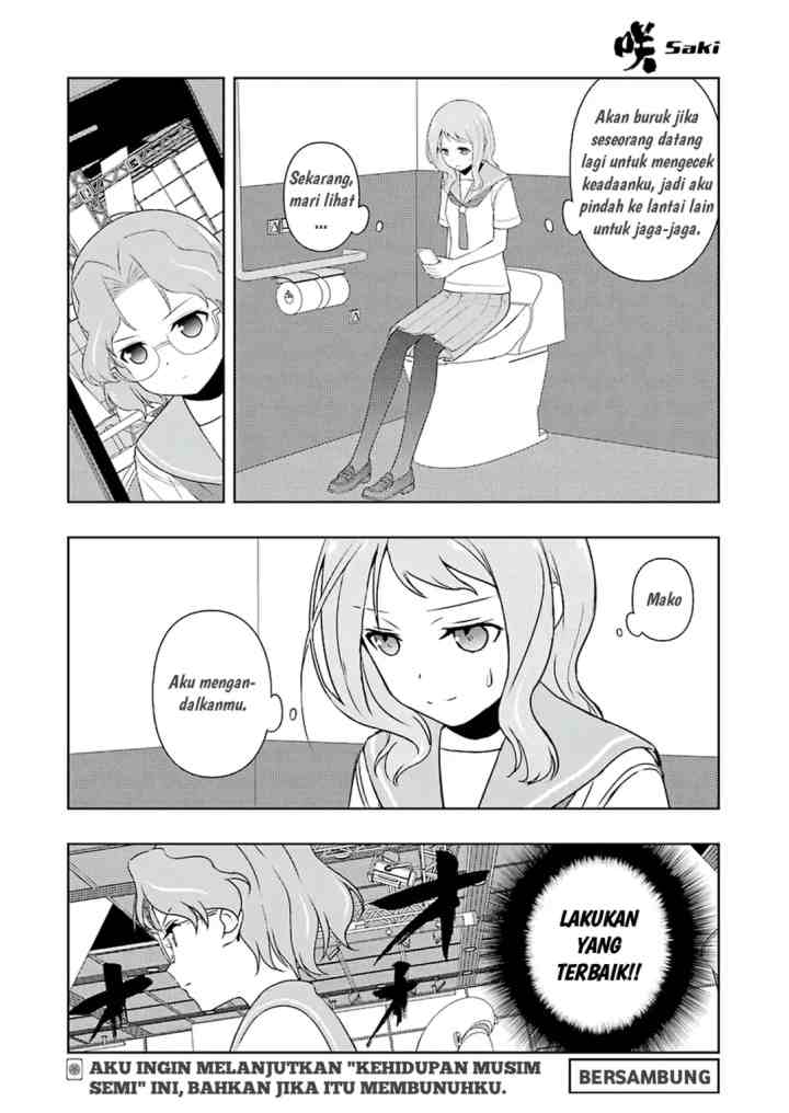 Saki chapter 222 halaman 15