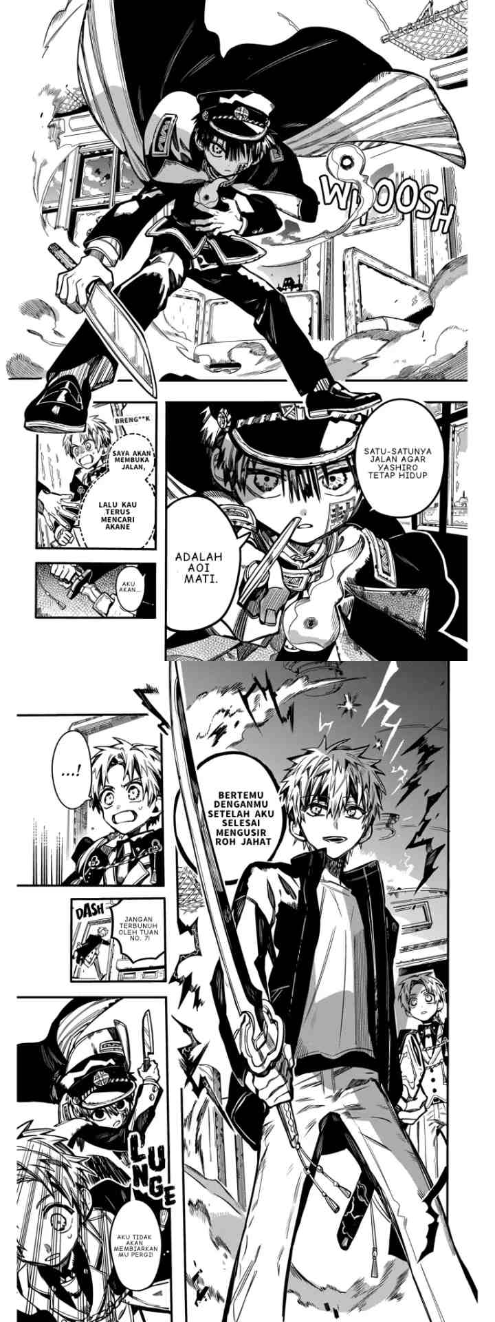 Jibaku Shounen Hanako-kun chapter 85 halaman 8