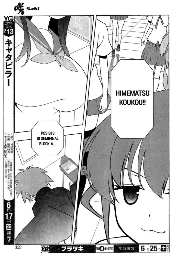 Saki chapter 160 halaman 13