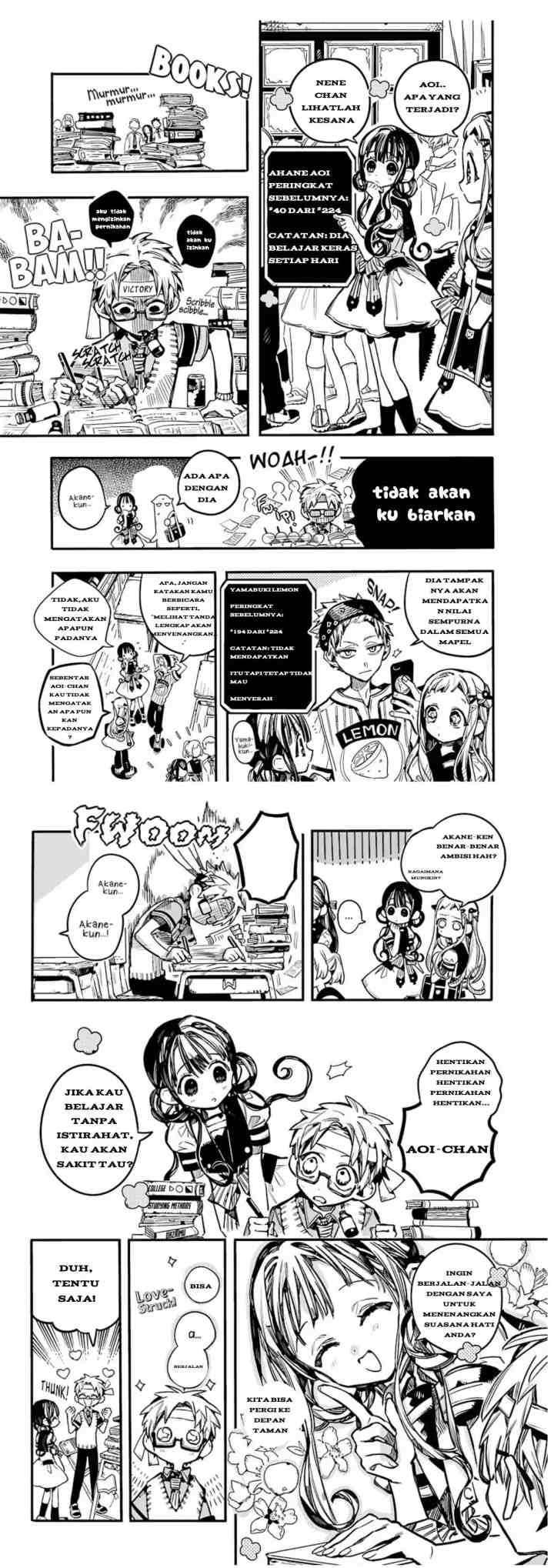 Jibaku Shounen Hanako-kun chapter 59 halaman 8