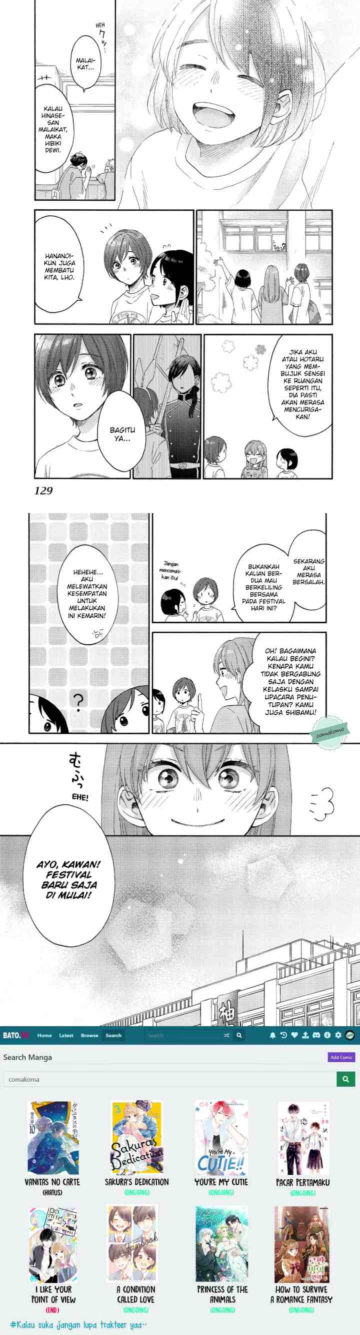 Hananoi-kun to Koi no Yamai chapter 35 halaman 15